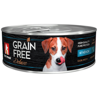 Зоогурман "Grain Free" консервы для собак (Ягненок, 100 г.)