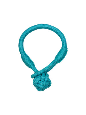 Playology Tough Tug Knot жевательный канат с ароматом арахиса (Голубой)
