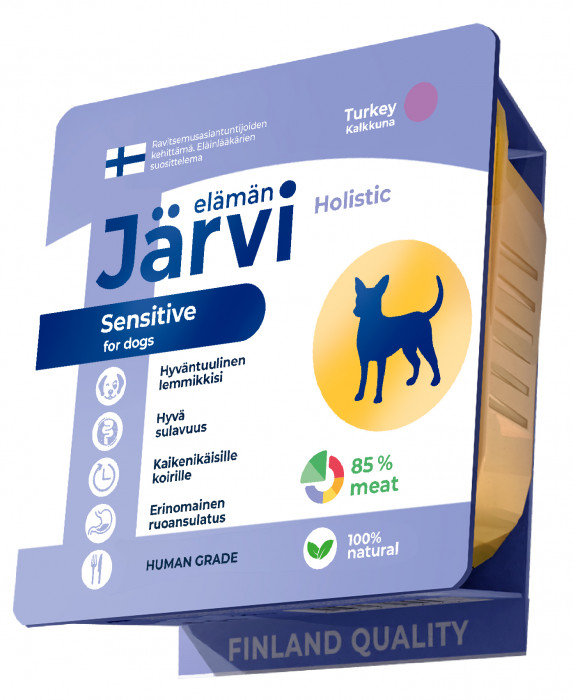 Jarvi мясной паштет с индейкой для собак всех пород с чувствительным пищеварением (100 г.)