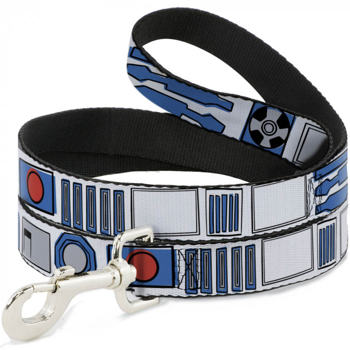 Buckle-Down поводок "Звездные войны запчасти R2-D2" (120 см., Разноцветный)