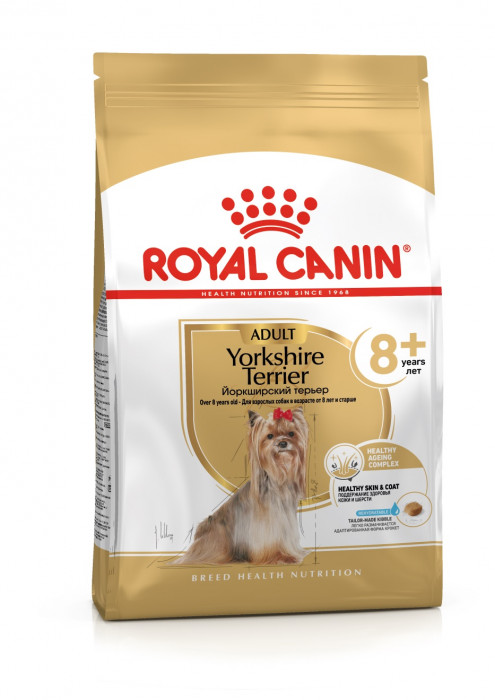 Royal Canin Yorkshire Terrier Adult 8+ для собак породы йоркширский терьер старше 8 лет (Курица, 500 г.)