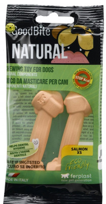 Ferplast игрушка-кость Goodb Nat Bag Salmon со вкусом лосося для собак (XS)