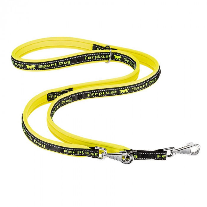 Ferplast поводок-перестежка нейлоновый Sport Dog (15 мм. х 200 см., Желтый)
