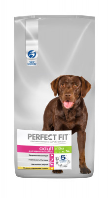 Perfect Fit для взрослых собак средних и крупных пород (Курица, 14 кг.)