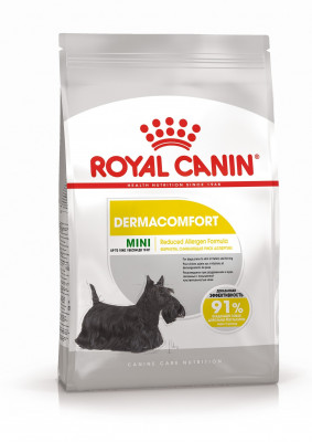 Royal Canin Mini Dermacomfort корм для собак мелких пород с раздраженной кожей (Птица, 3 кг.)
