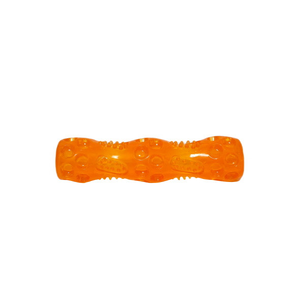 HOMEPET игрушка для собак палочка с пищалкой (17,5 см., Желтая)