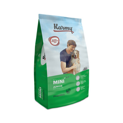 Karmy Mini Junior сухой корм для щенков мелких пород (Индейка, 2 кг.)