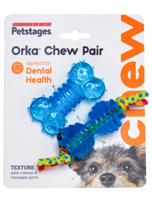 Petstages игрушка Mini ОРКА "Косточка+гантеля" ультра-мини для собак (7 см.)