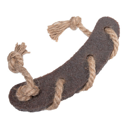 GiGwi Gum Gum Dog Eco игрушка для собак сосиска c веревкой из экорезины (21,5 см.)